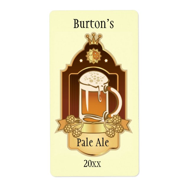 Etiquetas de cerveza caseras (Frente)