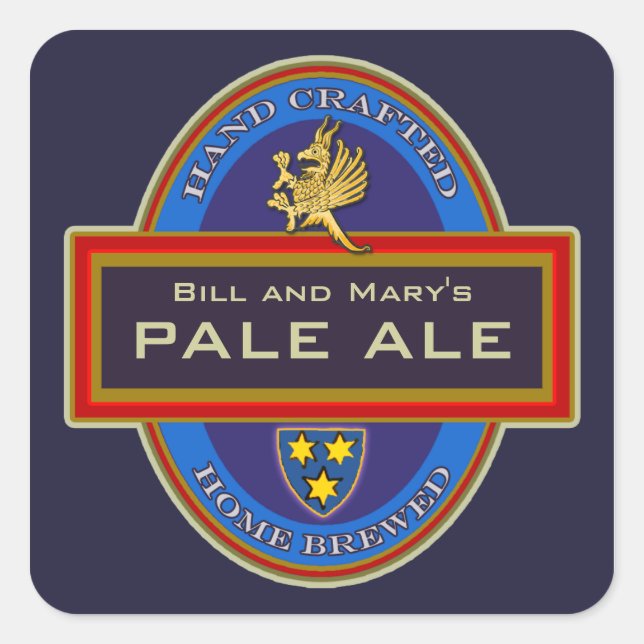 Etiquetas de cerveza caseras personalizados (Anverso)