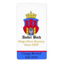 Etiquetas de Cerveza Colorful Shield Home Fabricad