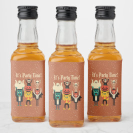 Etiquetas de cerveza y licor