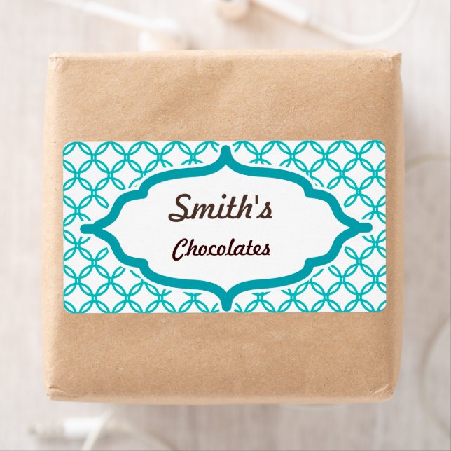 Etiquetas de círculos de encaje personalizado (In situ)