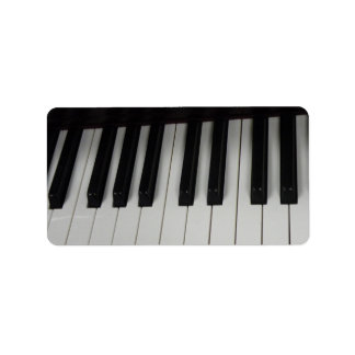 Etiquetas de clave de piano