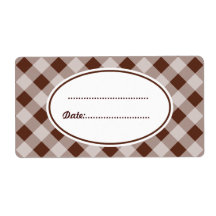 Etiquetas de cocina de gran chocolate