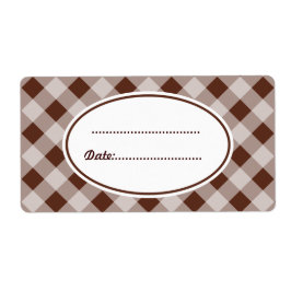 Etiquetas de cocina de gran chocolate