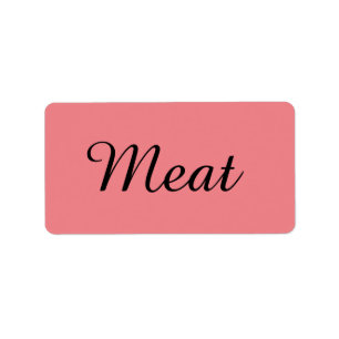 Etiquetas de Cocina Kosher Carne Fleishig Fleish
