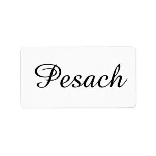 Etiquetas de Cocina Kosher para Pesaj