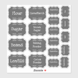 Etiquetas de cocina Pantry Labels Editable