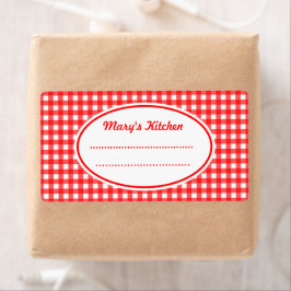 Etiquetas de Cocina Personalizadas Retro