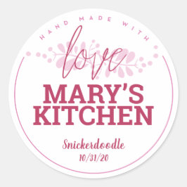Etiquetas de cocina personalizado + su nombre