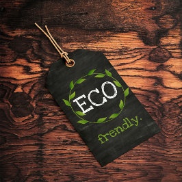 Etiquetas de colgador de empaque ecológico