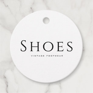 Etiquetas de colgador de zapatos, etiqueta de etiq