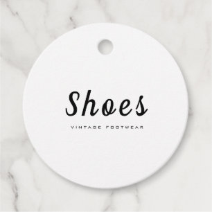 Etiquetas de colgador de zapatos, etiqueta de etiq