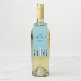 Etiquetas de colgamiento de la botella de Vela Han