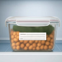 Etiquetas de congelación de la organización de con