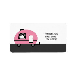 Etiquetas de correo de direcciones de caravana rec