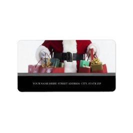 Etiquetas de correo de direcciones de navidades