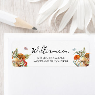 Etiquetas de devolución personalizadas Cottagecore