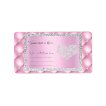 ETIQUETAS DE DIAMANTES rosa bonito DE IDODESIGNS