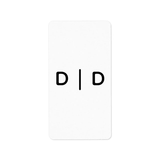 Etiquetas de dirección (Frente)