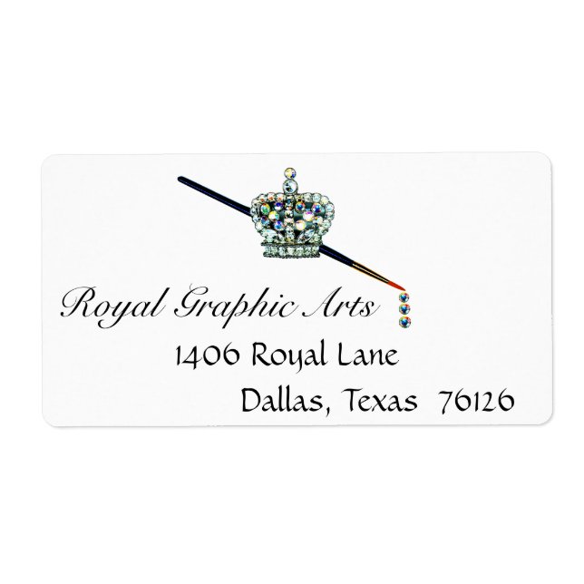 Etiquetas de dirección de artista (Frente)