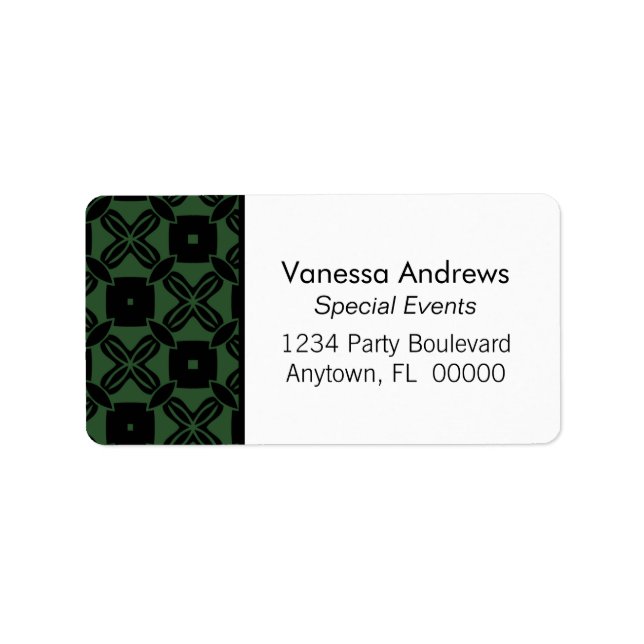 Etiquetas de dirección de belleza inocuas (Frente)