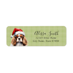 Etiquetas de dirección de Cavalier King Charles Sp