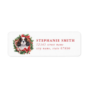Etiquetas de dirección de Cavalier King Charles Sp