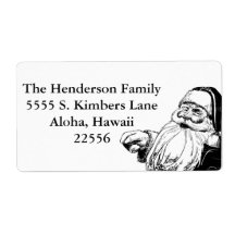 Etiquetas de dirección de color blanco y negro vin