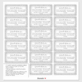 Etiquetas de dirección de correo electrónico de in