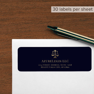 Etiquetas de dirección de devolución con logotipo
