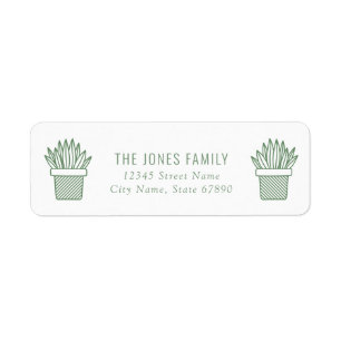 Etiquetas de dirección de devolución correctas