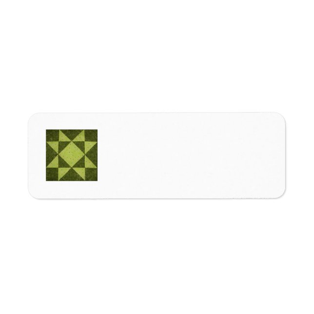 Etiquetas de dirección de devolución de bloques de (Frente)