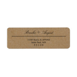 Etiquetas de dirección de devolución de borrador