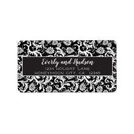 Etiquetas de dirección de devolución de Damasco en