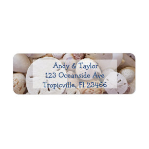 Etiquetas de dirección de devolución de dólar y de