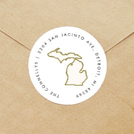 Etiquetas de dirección de devolución de estado de 