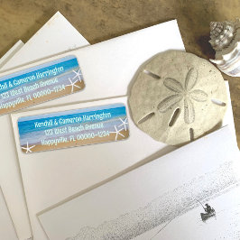 Etiquetas de dirección de devolución de Estrella B