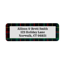 Etiquetas de dirección de devolución de impresión 