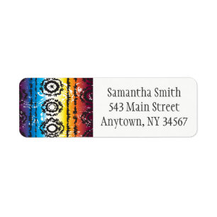 Etiquetas de dirección de devolución de lápiz de t