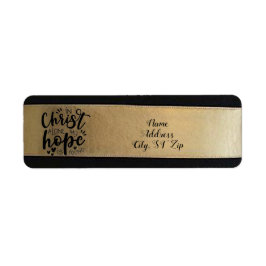 Etiquetas de dirección de devolución de Navidades 