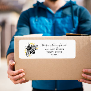 Etiquetas de dirección de devolución de Pure Honey
