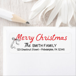 Etiquetas de dirección de devolución de vacaciones