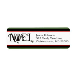 Etiquetas de dirección de devolución de vacaciones