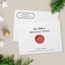 Etiquetas de dirección de devolución de vintage pe