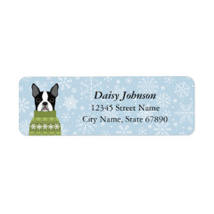 Etiquetas de dirección de devolución del territori