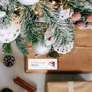 Etiquetas de dirección de devolución para baby sho