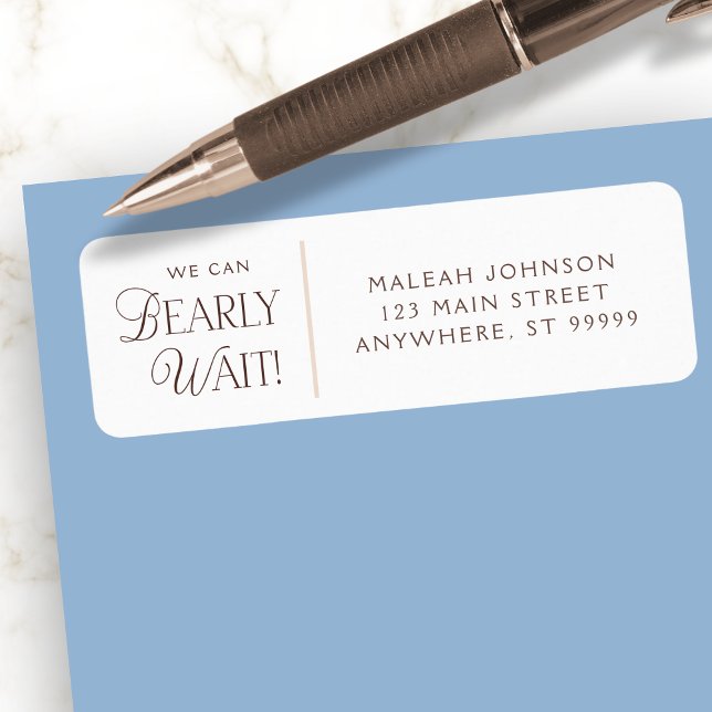 Etiquetas de dirección de devolución personalizada (Shown on Return Address Labels)
