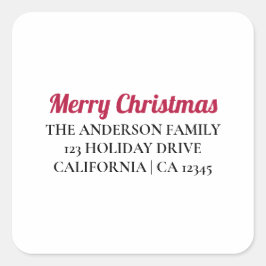 Etiquetas de dirección de devolución personalizada