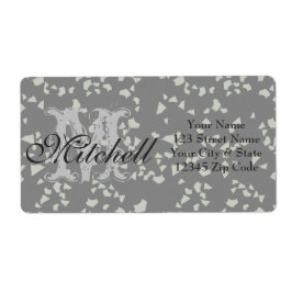 Etiquetas de dirección de envío de terrazzo person