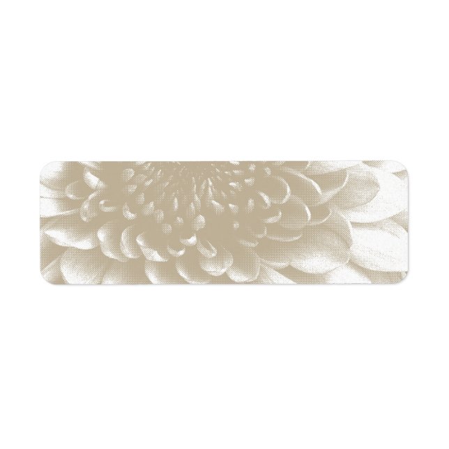 Etiquetas de Dirección de Envío | Diseño Floral El (Frente)